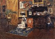 William Merritt Chase Studio Interior painting